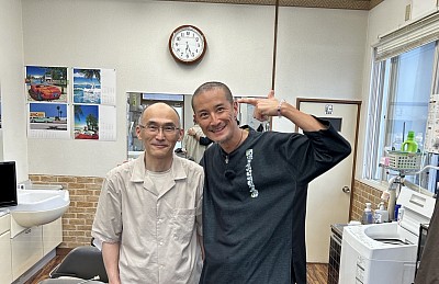 タカトシランドから松岡さんがご来店